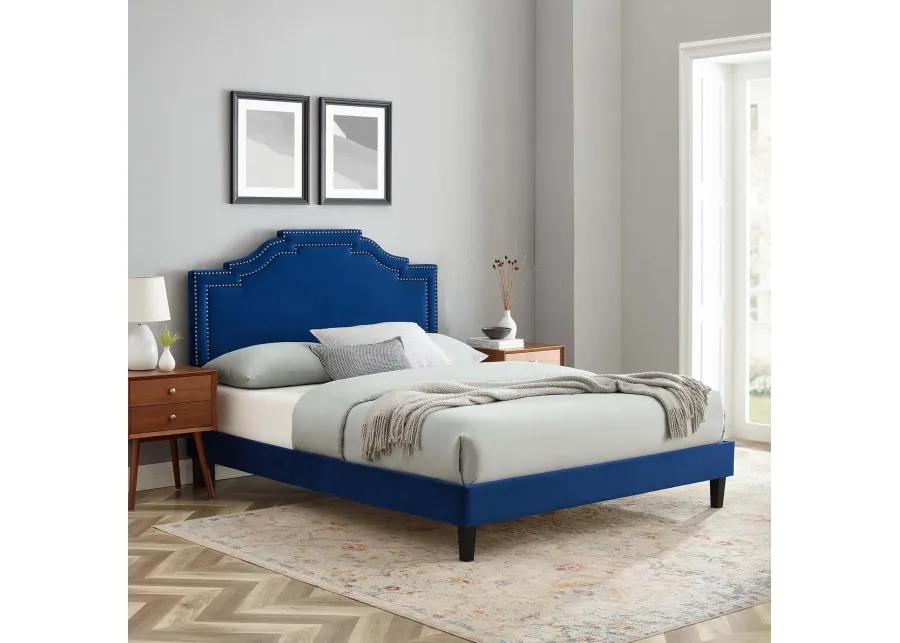 Adelaide Performance Velvet King Platform Bed