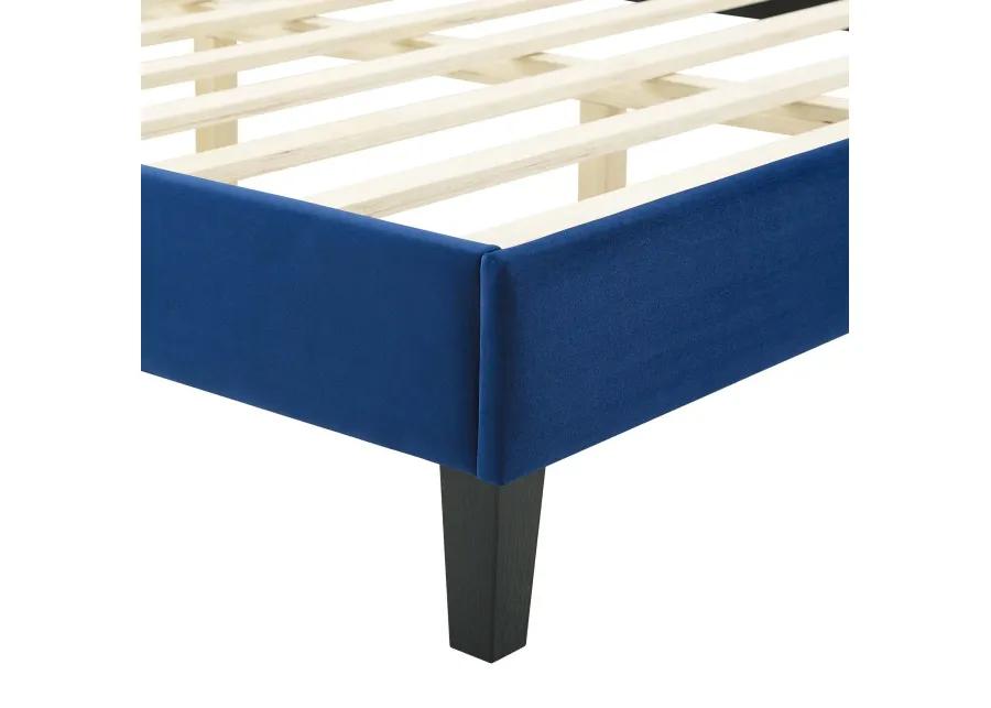 Adelaide Performance Velvet King Platform Bed