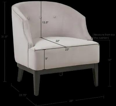 Martha Stewart Samba Taupe Accent chair