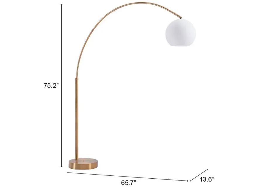 Griffith Floor Lamp Brass