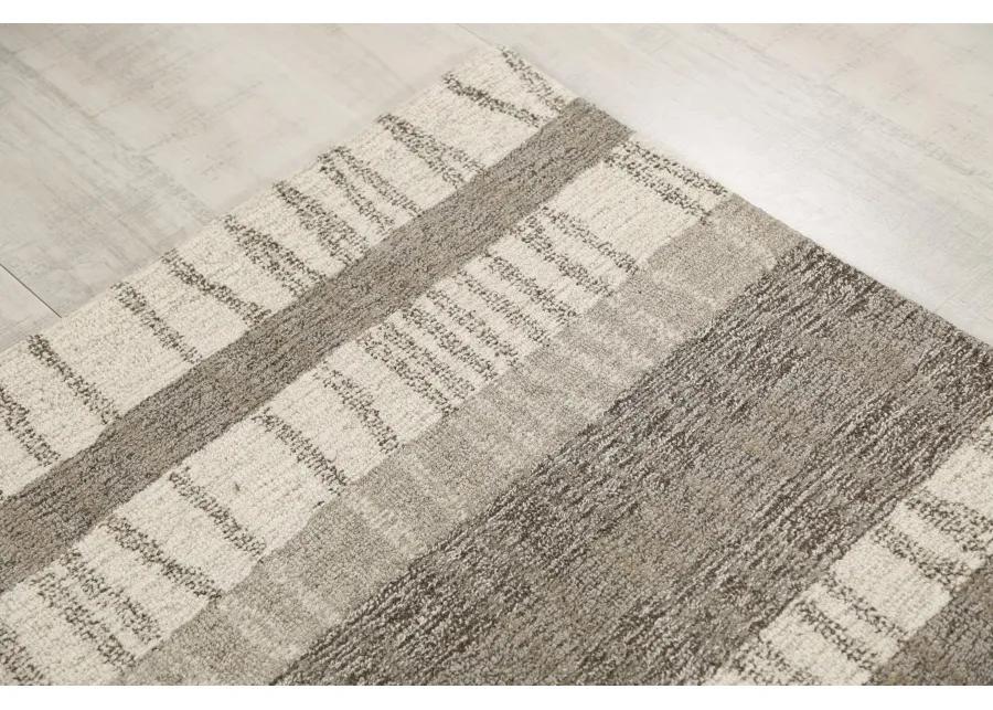 Taylor Gray/Natural  Wool 7'9" x 9'9" Rectangle Rug