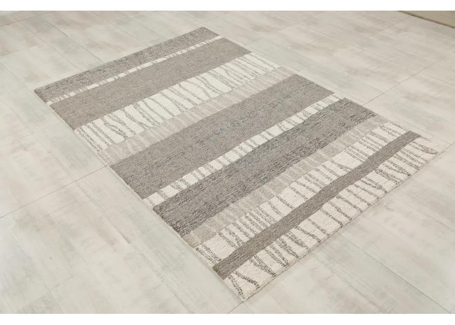 Taylor Gray/Natural  Wool 7'9" x 9'9" Rectangle Rug