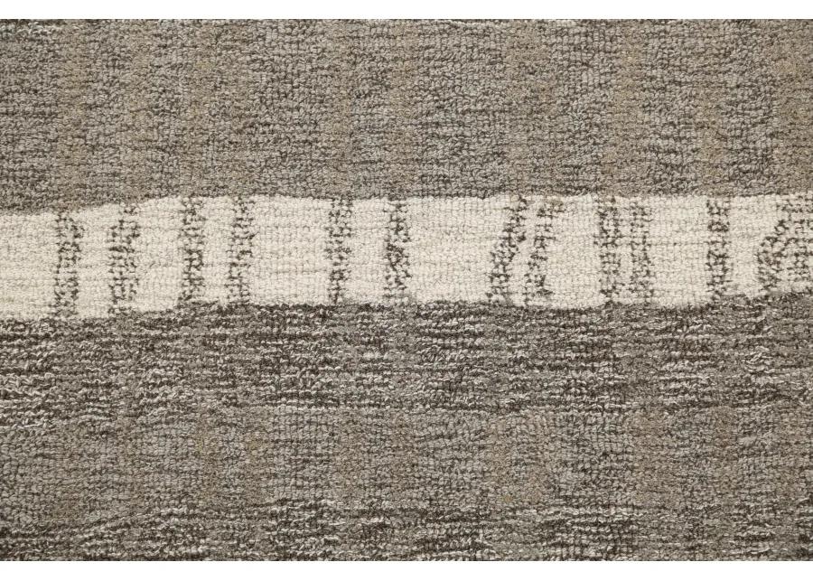 Taylor Gray/Natural  Wool 7'9" x 9'9" Rectangle Rug