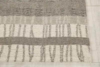 Taylor Gray/Natural  Wool 7'9" x 9'9" Rectangle Rug