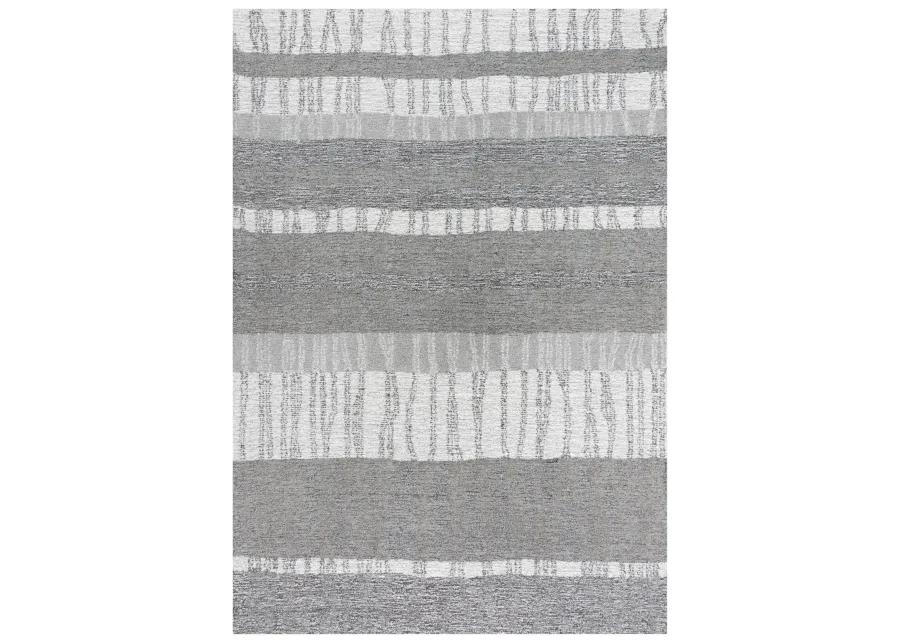 Taylor Gray/Natural  Wool 7'9" x 9'9" Rectangle Rug