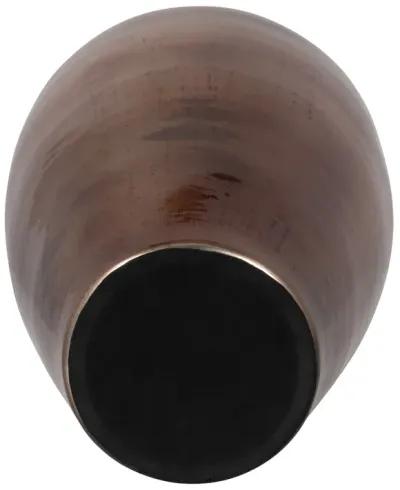 Glass, 28" Vase Round Resin Topper, Copper