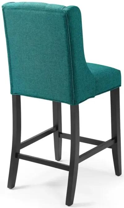 Baronet Counter Bar Stool Upholstered Fabric Set of 2