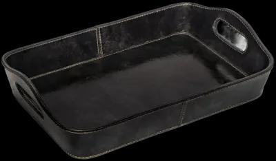 Derby Parlor Leather Tray (Black)