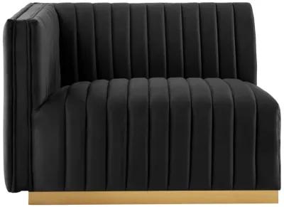 Conjure Channel Tufted Performance Velvet Sofa