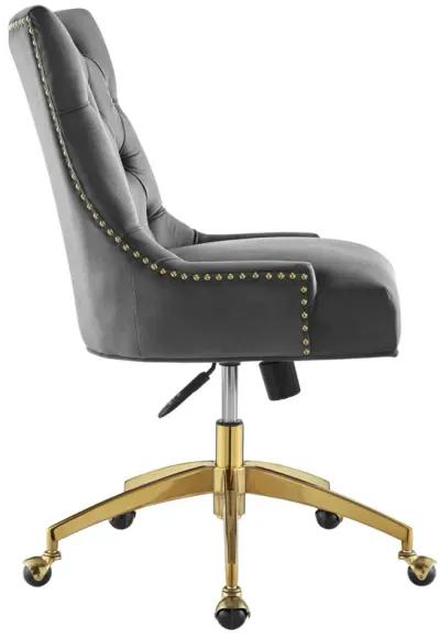 Regent Tufted Performance Velvet Office Chair