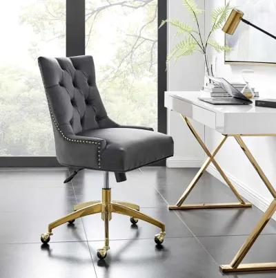 Regent Tufted Performance Velvet Office Chair