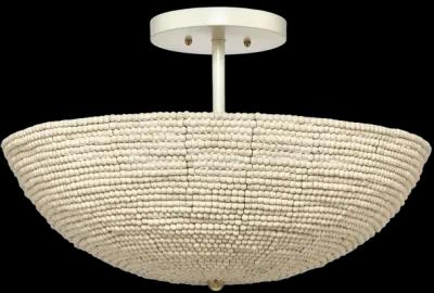 Tsunami Wood Semi Flush Mount