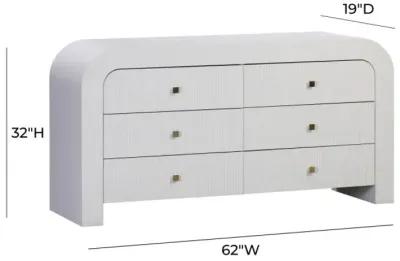 Hump 6 Drawer Dresser