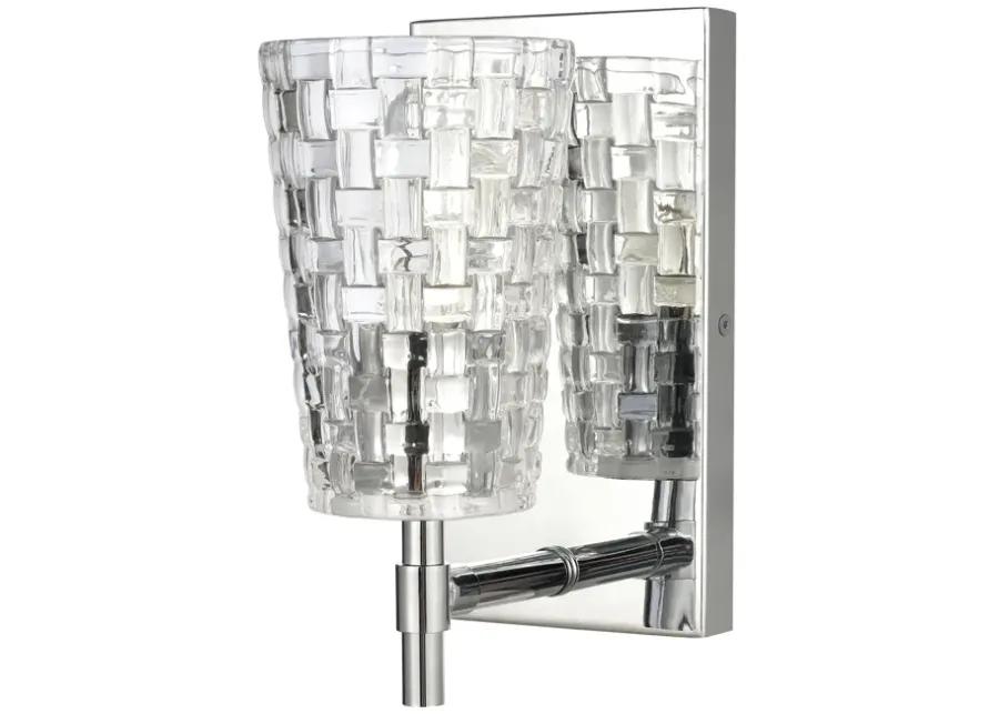 Lightweave 4.75" Wide 1-Light Vanity Light - Polished Nickel