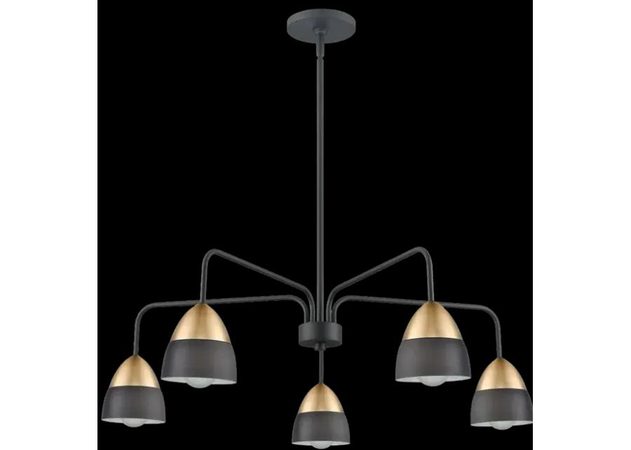 Milla 32" Wide 5-Light Chandelier 