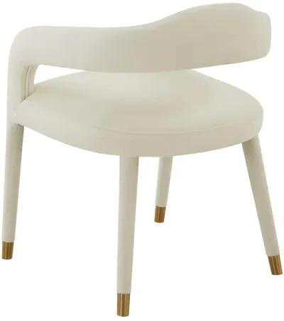 Lucia Cream Velvet Dining Chair