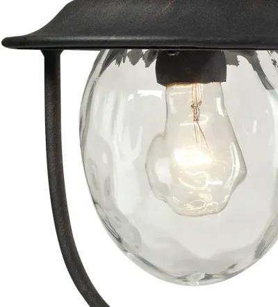 Searsport 15" High 1-Light Outdoor Post Light - Weathered Charcoal