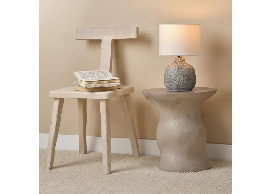 Sculpt Fiber Glass Side Table