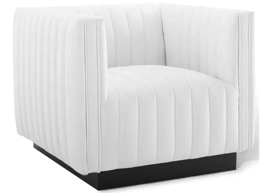 Conjure Tufted Upholstered Fabric Armchair