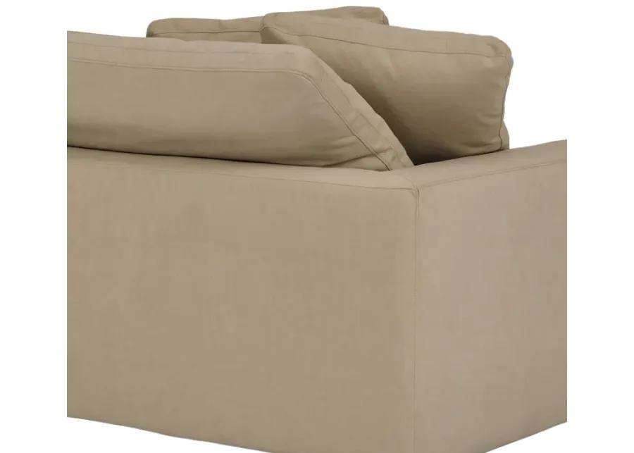 Liberty 96.5" Upholstered Sofa in Sahara Brown