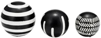 Cer, S/3 4/5/6", Tribal Orbs, Blk/ivory