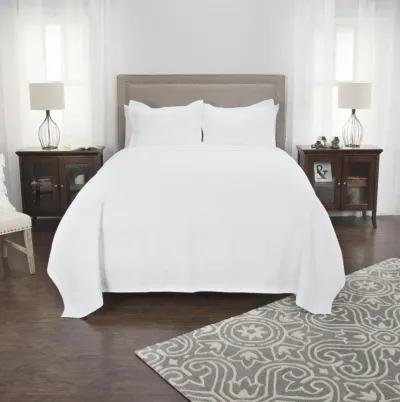 Lydia white King Solid White Quilt