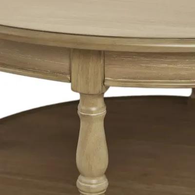 Martha Stewart Belden Natural Castered Coffee Table