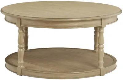 Martha Stewart Belden Natural Castered Coffee Table