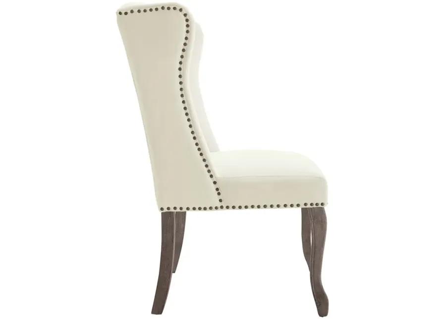 Apprise French Vintage Dining Performance Velvet Side Chair