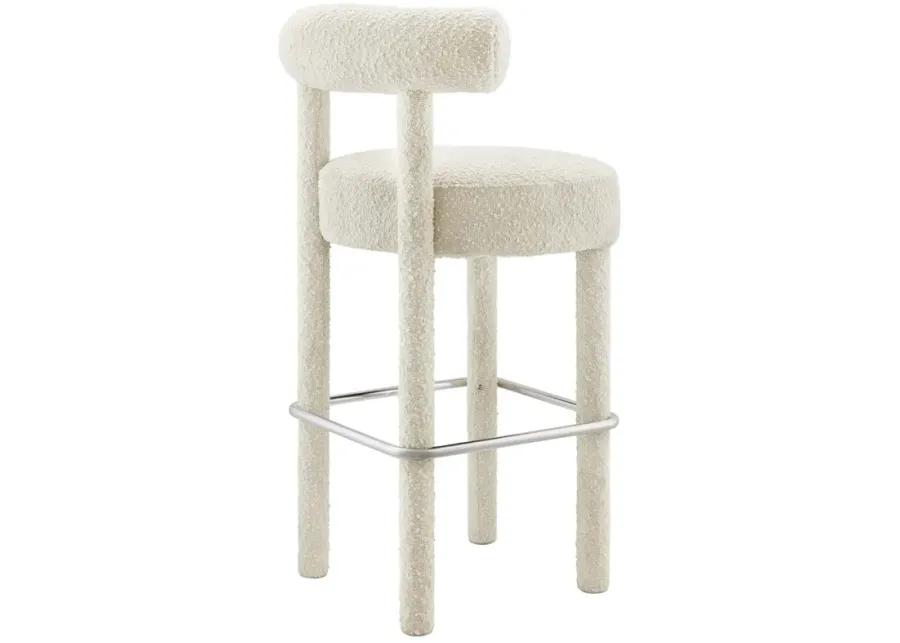 Toulouse Boucle Fabric Barstool