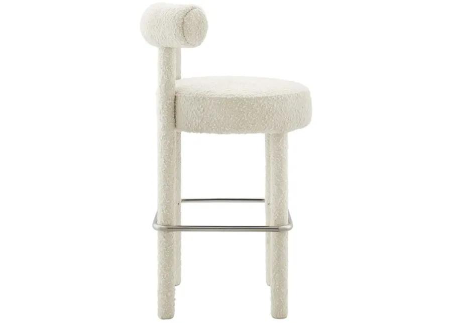 Toulouse Boucle Fabric Barstool