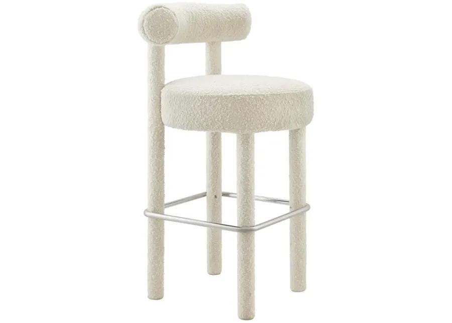 Toulouse Boucle Fabric Barstool