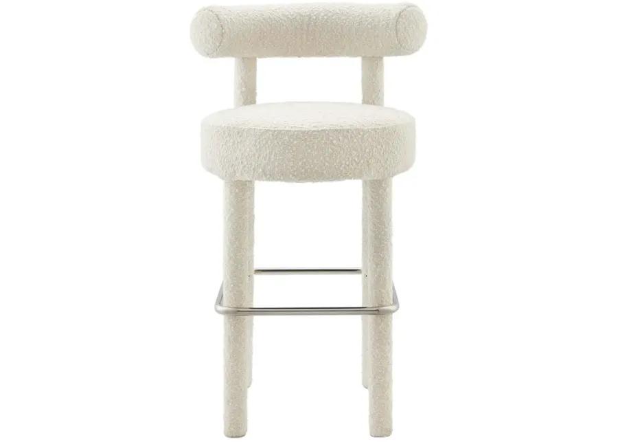 Toulouse Boucle Fabric Barstool