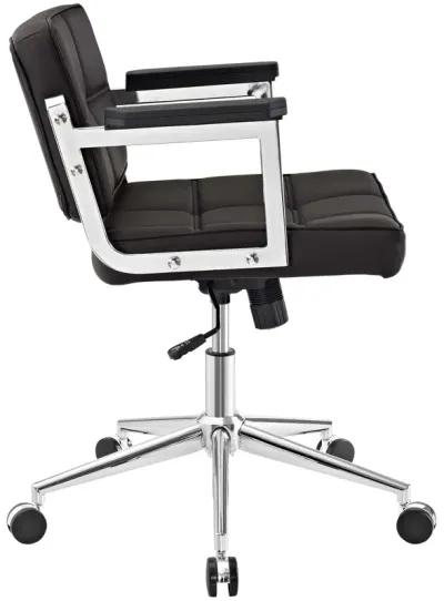 Portray Mid Back Upholstered Vinyl Office Chair