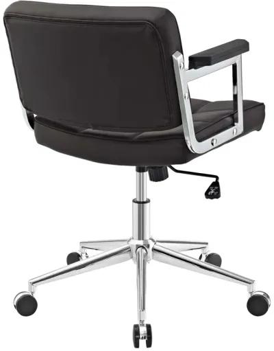 Portray Mid Back Upholstered Vinyl Office Chair