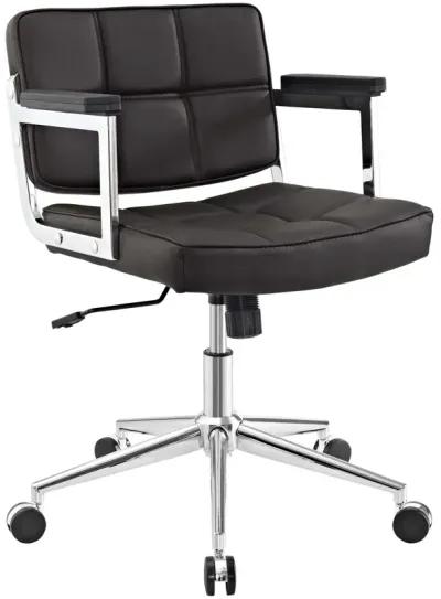 Portray Mid Back Upholstered Vinyl Office Chair