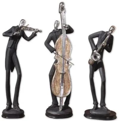 Musicians Decorative Figurines, Set/3