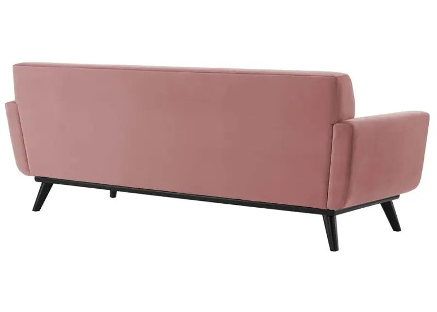 Engage Channel Tufted Performance Velvet Sofa