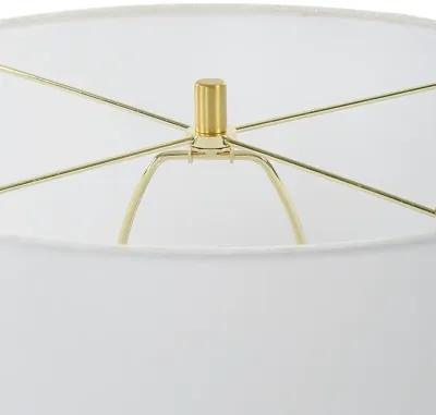 Emerie Textured White Table Lamp