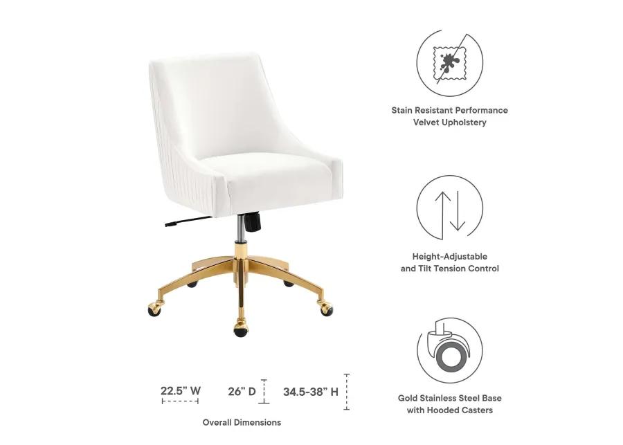 Discern Performance Velvet Office Chair