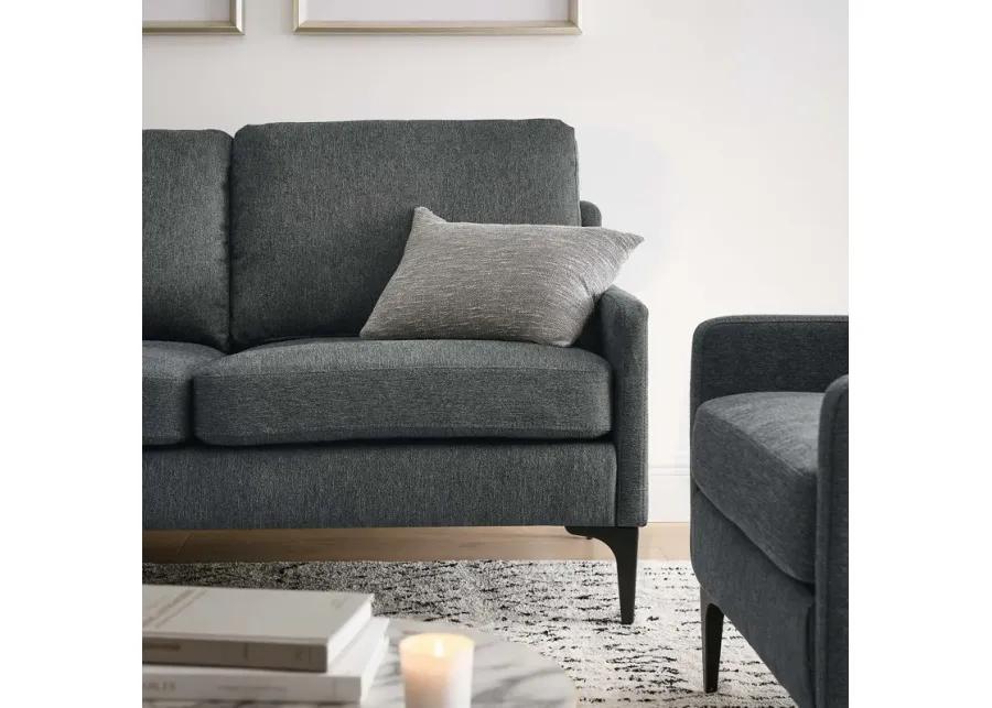 Corland Upholstered Fabric Loveseat