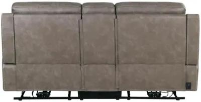 Wixom 1-drawer Power^2 Loveseat with Console Taupe