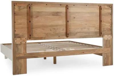 Reece Mango Wood California King Bed in White