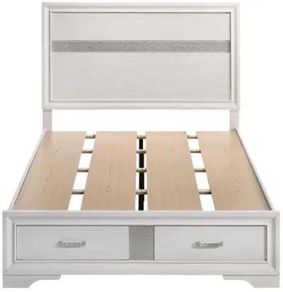 Miranda Full Storage Bed White