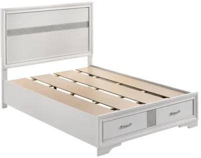 Miranda Full Storage Bed White