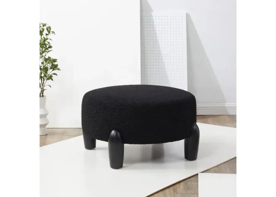 Perez Scandinavian Rd Ottoman