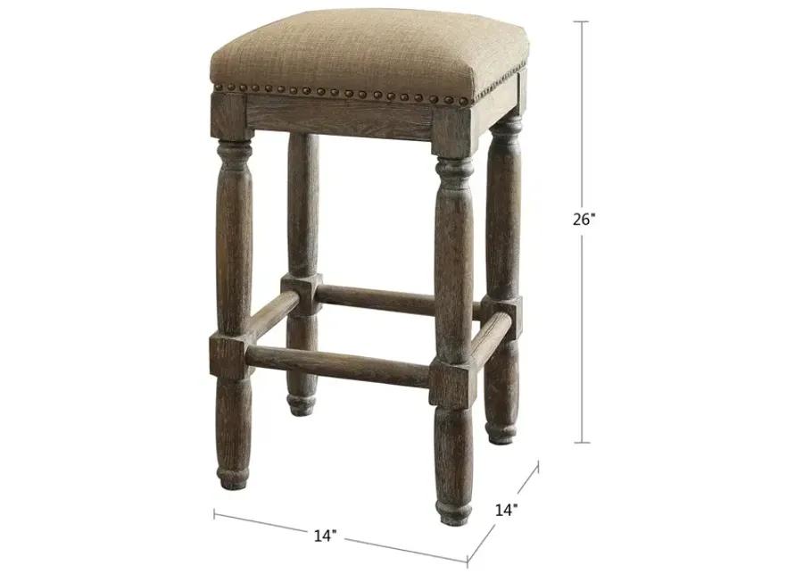 Madison Park Cirque Sand Counter Stool Set of 2