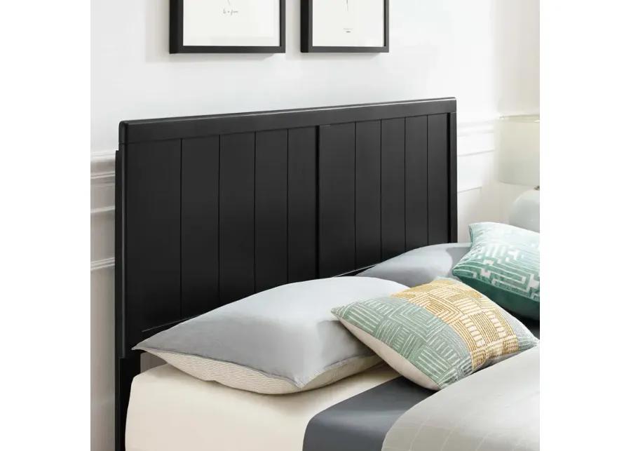 Alana Queen Wood Platform Bed With Angular Frame