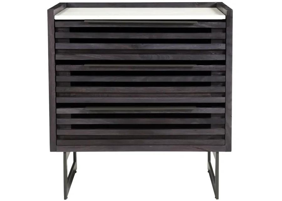 PALOMA 3 DRAWER NIGHTSTAND