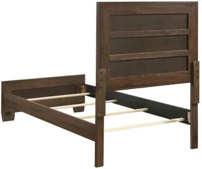 Crewkerne Twin Panel Bed Medium Warm Brown